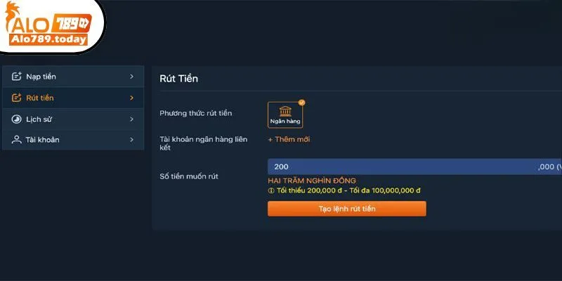 Những lưu ý quan trọng cần ghi nhớ khi rút tiền Alo789